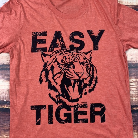 Easy Tiger Orange Graphic Tee - Picture 2 of 4